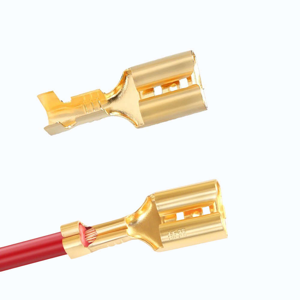 Push Fit Connector - 10/50/100 Set Terminal Kabel Flat Push-On,